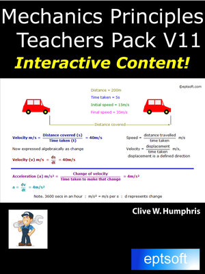 cover image of Mechanics Principles Teachers Pack V11
